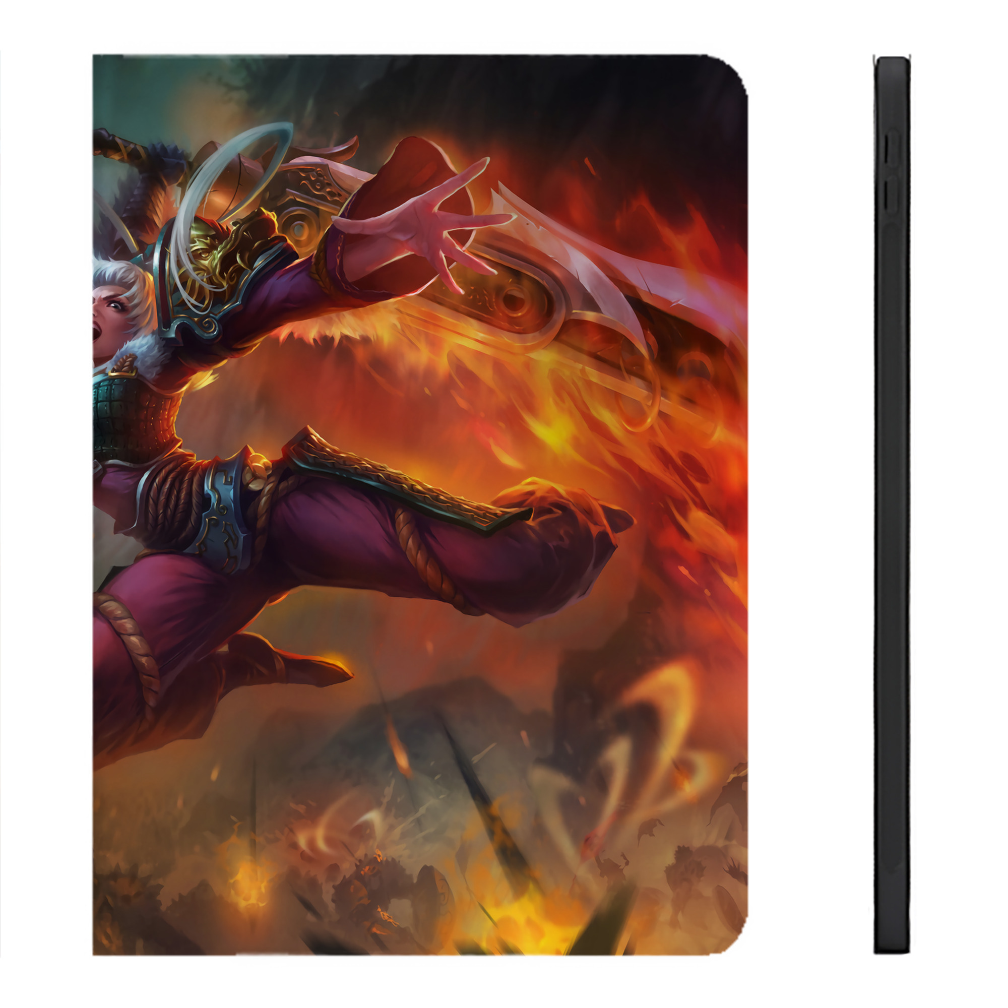 （画像用） リーグ・オブ・レジェンド League of Legends LOL IPadケース ペンホルダー付き ブックスタイルデザイン